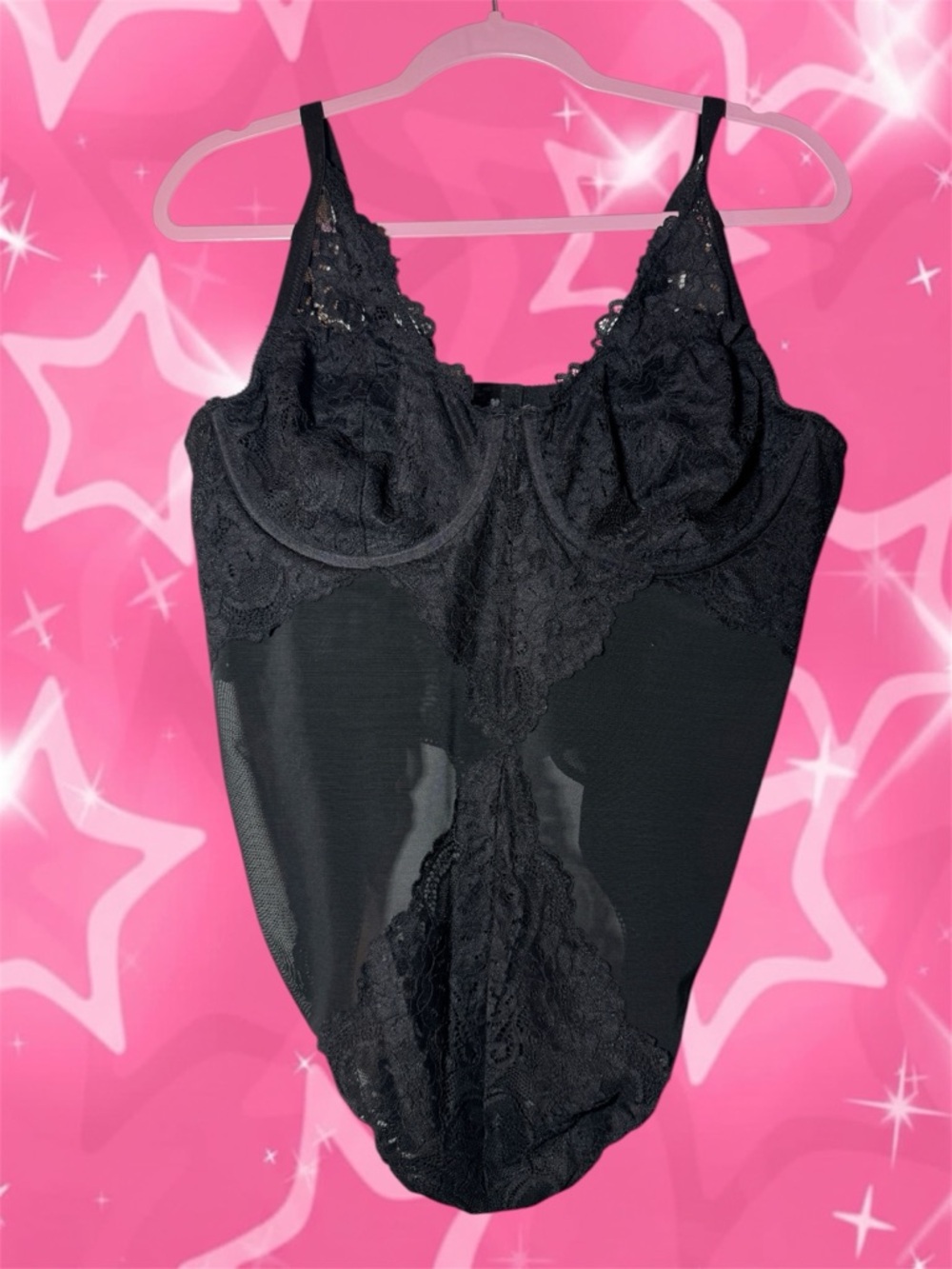 Torrid Curve Black Lace Bodysuit